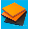 Oranjerode of zwarte bakelieten laminaatplaat